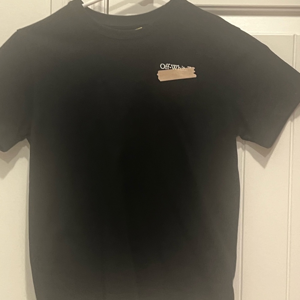 Off-White Black Short Sleeve Tee